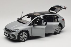 Mercedes EQS SUV X296 Manufaktur Alpine Grey NZG 1:18 B66960591 Metal - imaginea 2 din 8
