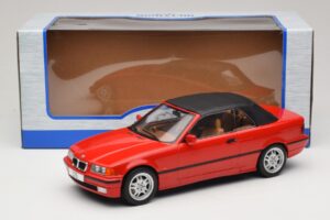BMW 3 Series E36 Cabriolet Roșu MCG 1:18 MCG18317 Metal - imaginea 7 din 7