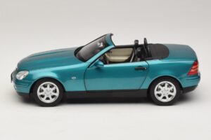 Mercedes SLK R170 Vivianite Green Norev 1:18 183021 Metal - imaginea 6 din 10