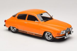 Saab 96 V4 Portocaliu MCG 1:18 MCG18654 Metal - imaginea 4 din 6
