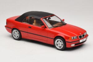 BMW 3 Series E36 Cabriolet Roșu MCG 1:18 MCG18317 Metal - imaginea 5 din 7