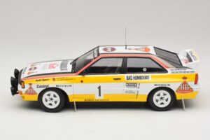 Audi Quattro #1 W. Rohrl / C. Geistdorfer Rally Monte Carlo Winner 1984 Minichamps 1:18 A5-5894 Metal - imaginea 3 din 6