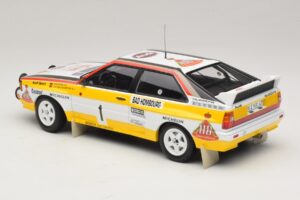 Audi Quattro #1 W. Rohrl / C. Geistdorfer Rally Monte Carlo Winner 1984 Minichamps 1:18 A5-5894 Metal - imaginea 5 din 6