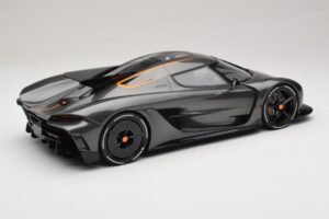 Koenigsegg Jesko Absolut 0-400-0 km/h Record Graphite Grey GT Spirit 1:12 GT575 Rășină - imaginea 2 din 6