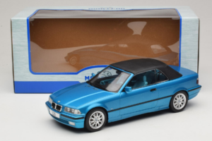 BMW 3 Series E36 Cabriolet Albastru Metalizat MCG 1:18 MCG18319 Metal - imaginea 7 din 7