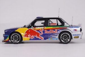 BMW E30 V8 #229 E. Hountondji Red Bull Driftbrothers Drift 2023 Albastru Otto 1:18 OT486 Rășină - imaginea 3 din 5