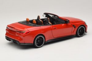 BMW M4 G83 Cabriolet Red Metallic Minichamps 1:18 110021030 Metal - imaginea 3 din 8