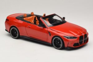 BMW M4 G83 Cabriolet Red Metallic Minichamps 1:18 110021030 Metal - imaginea 6 din 8