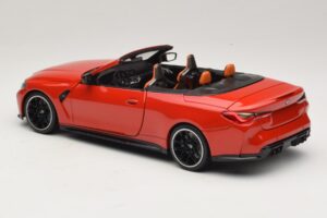 BMW M4 G83 Cabriolet Red Metallic Minichamps 1:18 110021030 Metal - imaginea 7 din 8
