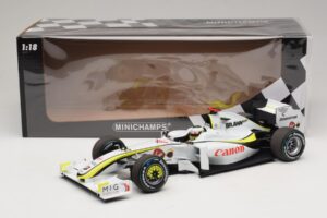 Brawn GP BGP001 #22 J. Button Singapore GP 2009 Minichamps 1:18 180090222 Rășină - imaginea 7 din 7