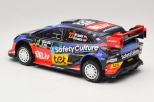 Ford Puma Rally1 #22 M. Sesks / R. Francis Rally Sweden 2025 IXO 1:18 18RMC240 Metal - imaginea 5 din 6