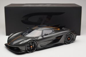 Koenigsegg Jesko Absolut 0-400-0 km/h Record Graphite Grey GT Spirit 1:12 GT575 Rășină - imaginea 6 din 6
