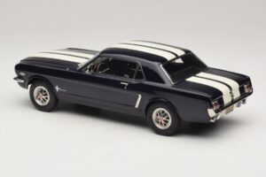 Ford Mustang Nightmist Blue Norev 1:18 182805 Metal - imaginea 5 din 6