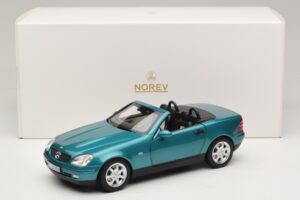 Mercedes SLK R170 Vivianite Green Norev 1:18 183021 Metal - imaginea 10 din 10