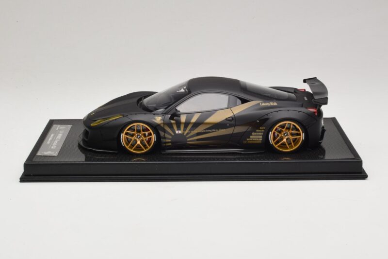 Ferrari 458 LB Works Matt Black BBA 1:18 REMC037 Rășină
