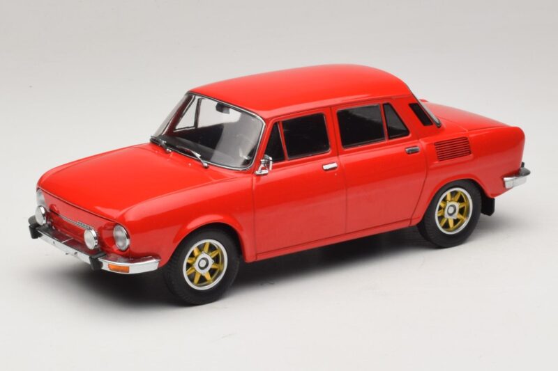 Skoda 100 Roșu Jante Aurii MCG 1:18 MCG18784 Metal