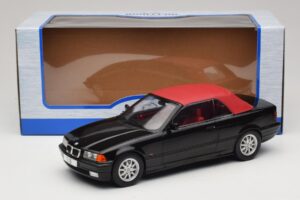 BMW 3 Series E36 Cabriolet Negru MCG 1:18 MCG18318 Metal - imaginea 7 din 7