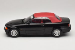 BMW 3 Series E36 Cabriolet Negru MCG 1:18 MCG18318 Metal - imaginea 4 din 7