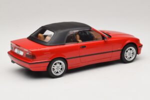 BMW 3 Series E36 Cabriolet Roșu MCG 1:18 MCG18317 Metal - imaginea 3 din 7