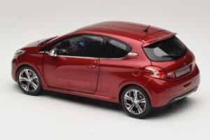 Peugeot 208 GTI Rubis Red Norev 1:18 184700 Metal - imaginea 7 din 8