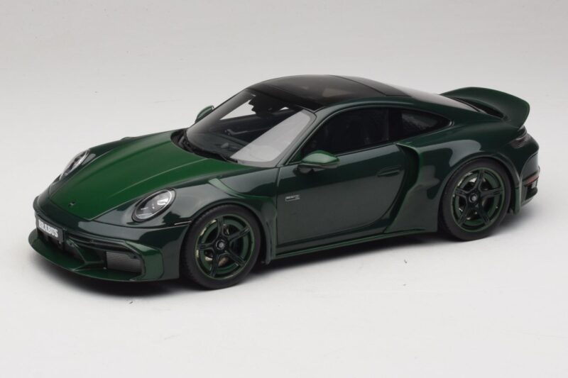 Porsche 911 992 Turbo S Brabus 900 Rocket R Mean Green GT Spirit 1:18 GT959 Rășină