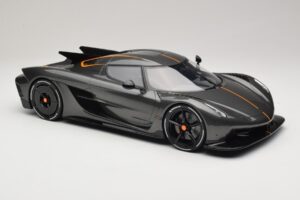 Koenigsegg Jesko Absolut 0-400-0 km/h Record Graphite Grey GT Spirit 1:12 GT575 Rășină - imaginea 4 din 6