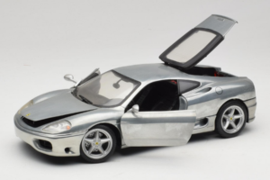 Ferrari 360 Modena Argintiu Cromat Hot Wheels 1:18 27774 Metal - imaginea 2 din 8