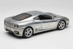 Ferrari 360 Modena Argintiu Cromat Hot Wheels 1:18 27774 Metal - imaginea 3 din 8
