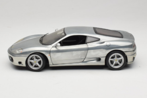 Ferrari 360 Modena Argintiu Cromat Hot Wheels 1:18 27774 Metal - imaginea 4 din 8