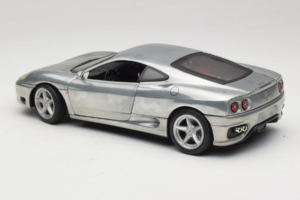 Ferrari 360 Modena Argintiu Cromat Hot Wheels 1:18 27774 Metal - imaginea 7 din 8