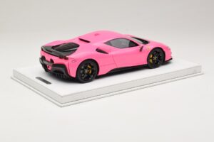 Ferrari SF90 Pack Fiorano Lucios Qatar Pink BBR 1:18 RACELINE137 Rășină - imaginea 2 din 7