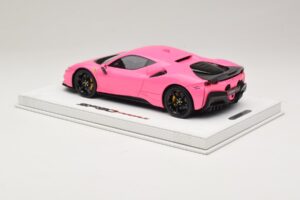 Ferrari SF90 Pack Fiorano Lucios Qatar Pink BBR 1:18 RACELINE137 Rășină - imaginea 5 din 7
