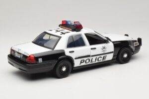 Ford Crown Victoria Police Interceptor The Hangover Movie Greenlight 1:18 12911 Metal - imaginea 2 din 6