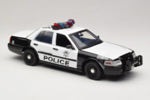 Ford Crown Victoria Police Interceptor The Hangover Movie Greenlight 1:18 12911 Metal - imaginea 4 din 6