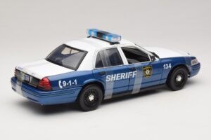 Ford Crown Victoria Police Interceptor The Walking Dead Greenlight 1:18 12957 Metal - imaginea 2 din 6