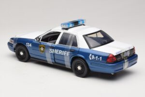 Ford Crown Victoria Police Interceptor The Walking Dead Greenlight 1:18 12957 Metal - imaginea 5 din 6