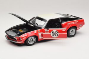 Ford Mustang Boss 302 #16 Bud Moore Engineering G. Follmer Trans-Am 1969 OEM 1:18 FORD006 Metal - imaginea 2 din 8