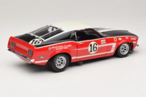 Ford Mustang Boss 302 #16 Bud Moore Engineering G. Follmer Trans-Am 1969 OEM 1:18 FORD006 Metal - imaginea 3 din 8