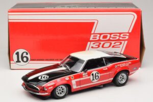 Ford Mustang Boss 302 #16 Bud Moore Engineering G. Follmer Trans-Am 1969 OEM 1:18 FORD006 Metal - imaginea 8 din 8