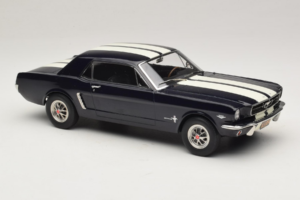 Ford Mustang Nightmist Blue Norev 1:18 182805 Metal - imaginea 4 din 6
