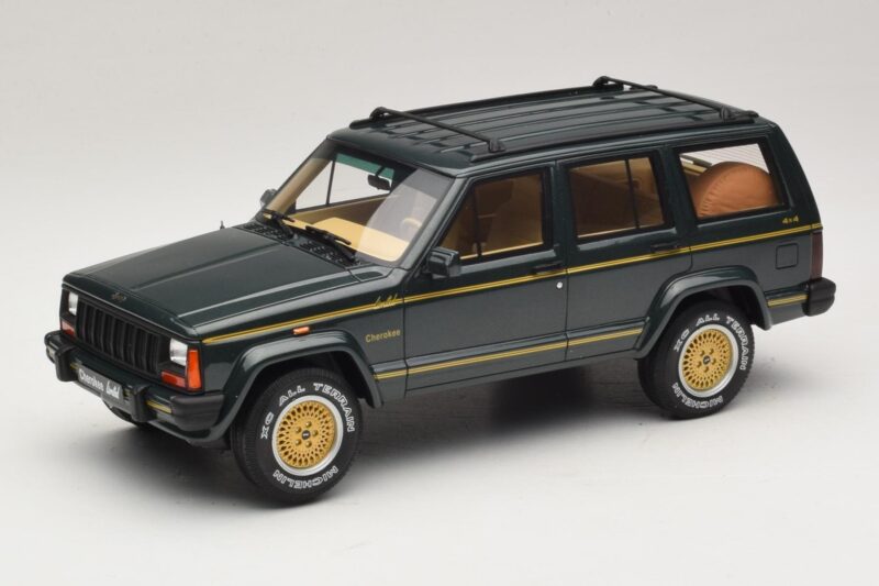 Jeep Cherokee XJ Limited Dark Hunter Green Otto 1:18 OT1340 Rășină