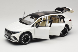 Mercedes EQS SUV X296 Manufaktur Diamond White NZG 1:18 B66960590 Metal - imaginea 2 din 8