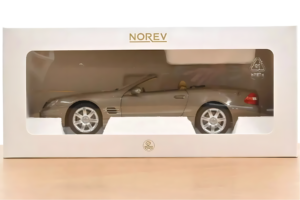 Mercedes SL500 R230 Travertine Beige Norev 1:18 183843 Metal - imaginea 2 din 2