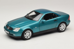 Mercedes SLK R170 Vivianite Green Norev 1:18 183021 Metal - imaginea 3 din 10