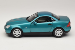 Mercedes SLK R170 Vivianite Green Norev 1:18 183021 Metal - imaginea 5 din 10
