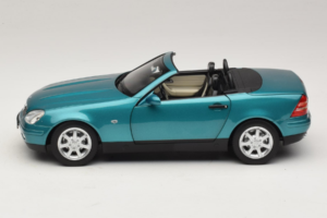 Mercedes SLK R170 Vivianite Green Norev 1:18 183021 Metal - imaginea 6 din 10