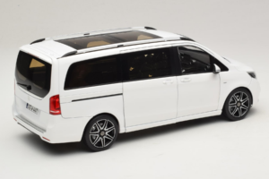 Mercedes V-Class W447 AMG Line Alb Norev 1:18 183876 Metal - imaginea 3 din 8