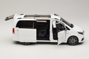 Mercedes V-Class W447 AMG Line Alb Norev 1:18 183876 Metal - imaginea 4 din 8