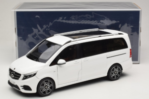 Mercedes V-Class W447 AMG Line Alb Norev 1:18 183876 Metal - imaginea 8 din 8