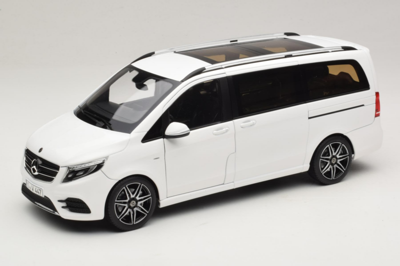 Mercedes V-Class W447 AMG Line Alb Norev 1:18 183876 Metal